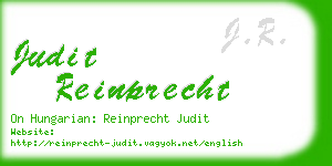 judit reinprecht business card